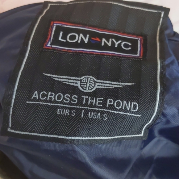 Lon nyc across the pond navy jacket size small - Picture 6 of 6